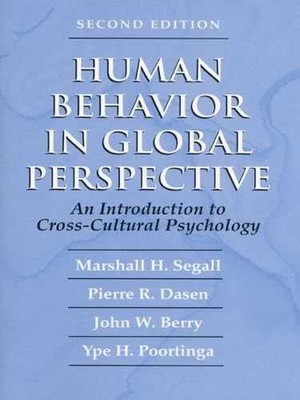 Human Behavior in Global - Paperback, by Segall Marshall H.; - Very Good