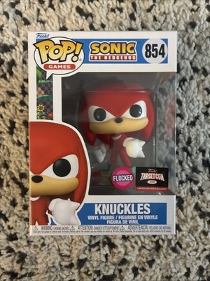 Funko Pop! Vinyl: Sonic the Hedgehog - Knuckles (Flocked) - Target Con Exclusive