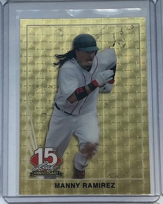 2025 Leaf 15th Anniversary Manny Ramirez Super Prismatic Gold Proof 1/1