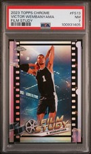 PSA 2023-24 Topps Chrome Victor Wembanyama RC HOLO Film Study Refractor POP/5 👽