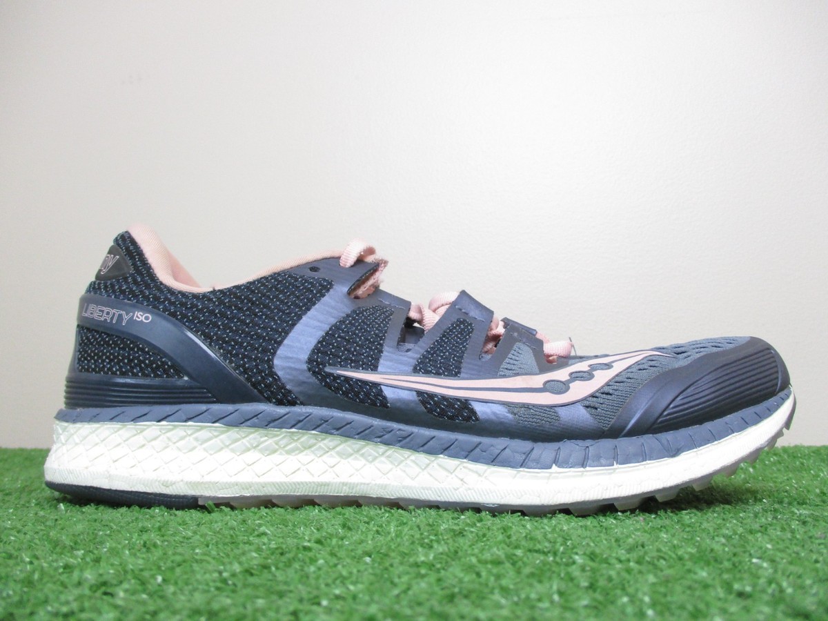 Saucony Liberty ISO Shoes Womens Medium B Navy Pink Sneakers S10410-3