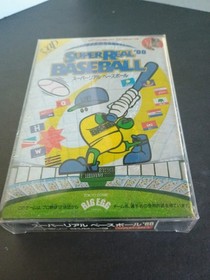 SUPER REAL BASEBALL 88 Nintendo Famicom Game Soft With Box