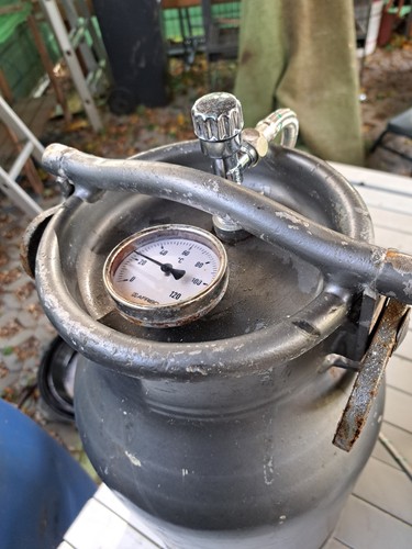 Schnapsbrennen Destillieranlage gebraucht kompl. mit Manometer !!