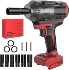 1/2-inch cordless impact wrench, 900 lb-ft, brushless impact driver