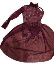 Glamour Adult Lyrical Dress Competition Costume Performance Dancewear MA