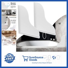 Large Shower Splash Guard Kit for Bathtub Waterproof Self-Adhesive 2 Pack