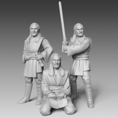 Star Wars Legion Jedi General and Knight 3D Printed