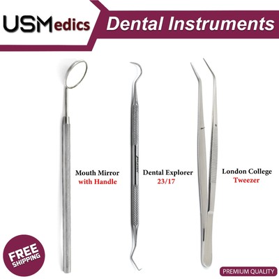 Dental Oral Hygiene Mouth Mirror Tools Sculpture Instruments NEW BEADEN ...