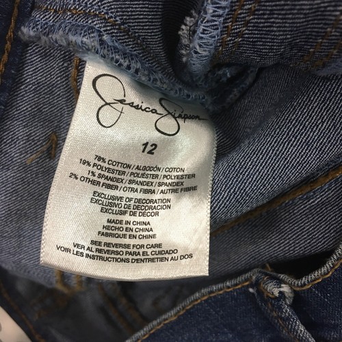 Jessica Simpson Girls Size 12 Deyn Moto Skinny Jeans - Picture 5 of 5