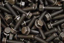 (15) Grade 8 Hex Head Flange Bolts 5/8-11 x 2-1/2 Plain Black Frame Screws