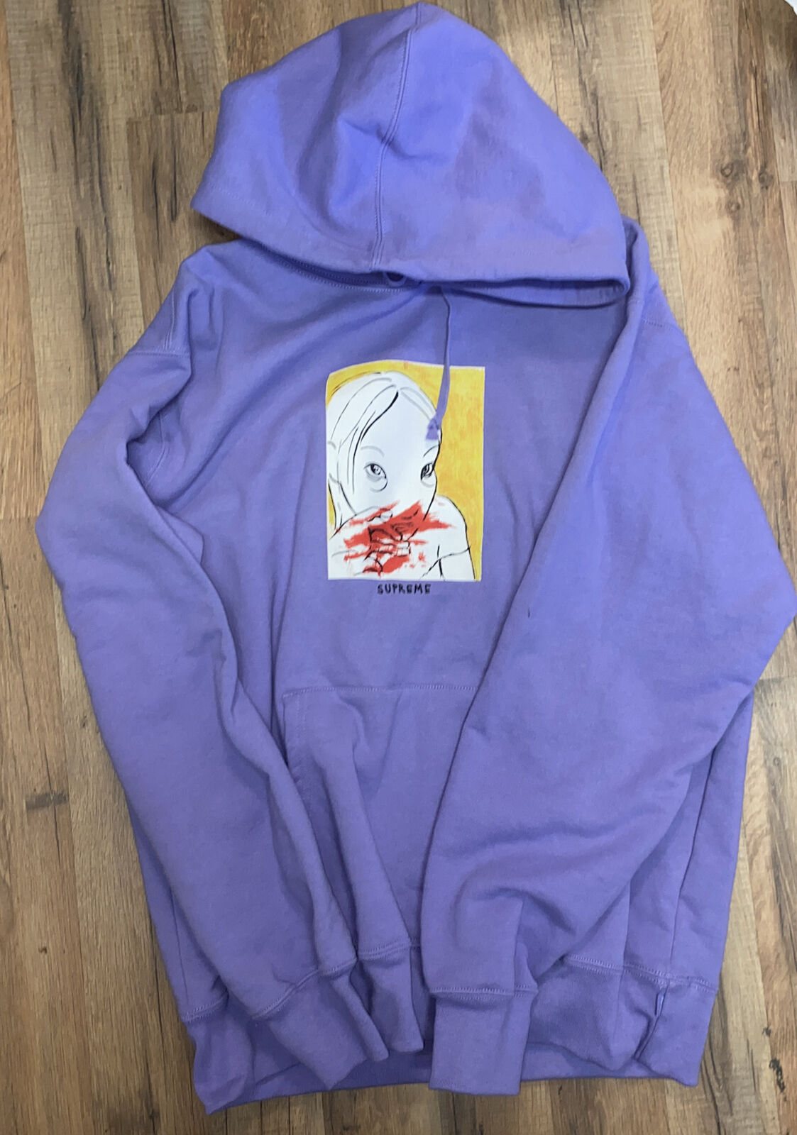 Nose Bleed Hooded Sweatshirt grey S