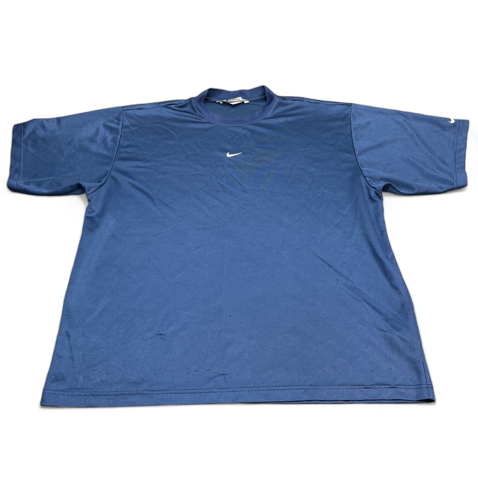 Vintage Y2K Nike Dri-Fit T Shirt Mens Size XL Blue Short Sleeve Moisture Wick