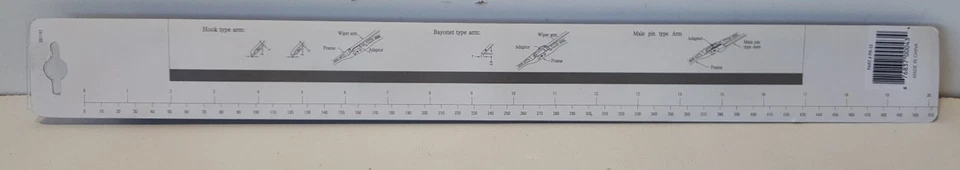 New Pronto PR12 Windshield Wiper Blade, Fits Vehicles Listed on Chart Below - Image 3 of 4