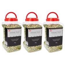 Yutaka Wasabi Peas 2kg (Pack of 3)