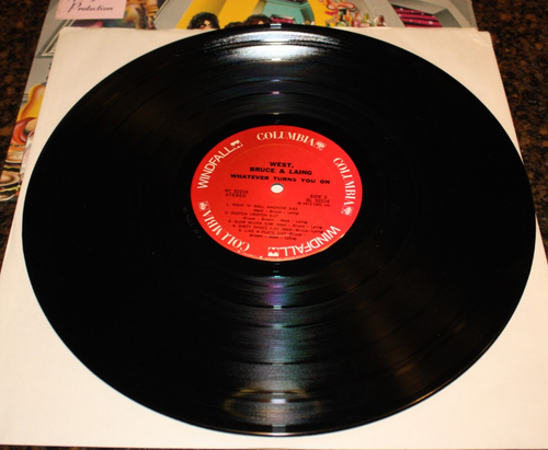 West , Bruce & Laing "Whatever Turns You On" LP (1973) CBS 32216 VG+ Shrinkwrap - Picture 3 of 4