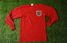 ENGLAND TEAM # 6 1963/1970 FOOTBALL SHIRT JERSEY AWAY SCORE DRAW REMAKE SIZE S
