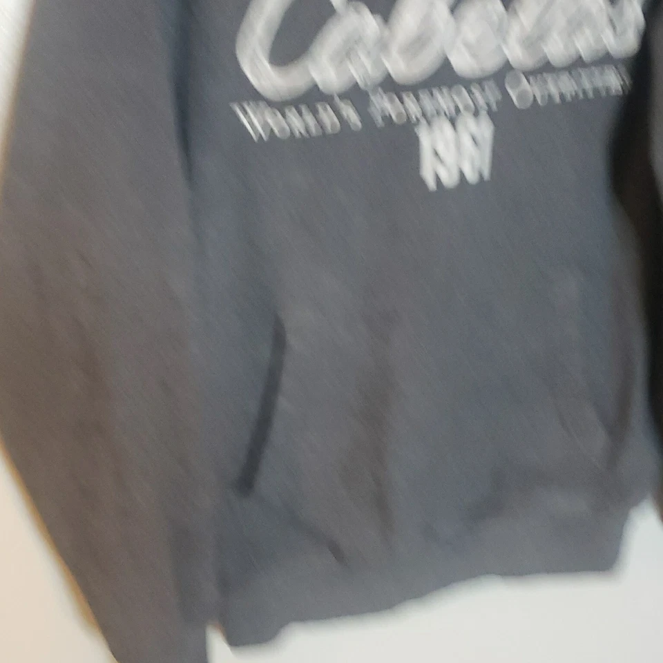 Cabelas Hooded Pullover Sweatshirt Hoodie Mens Small Gray Pocket Hunting  - Image 4 of 4