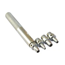 4 Piece Multipurpose Hollow Hole Punch Set 2.5mm to 5mm NEW LOWER PRICE