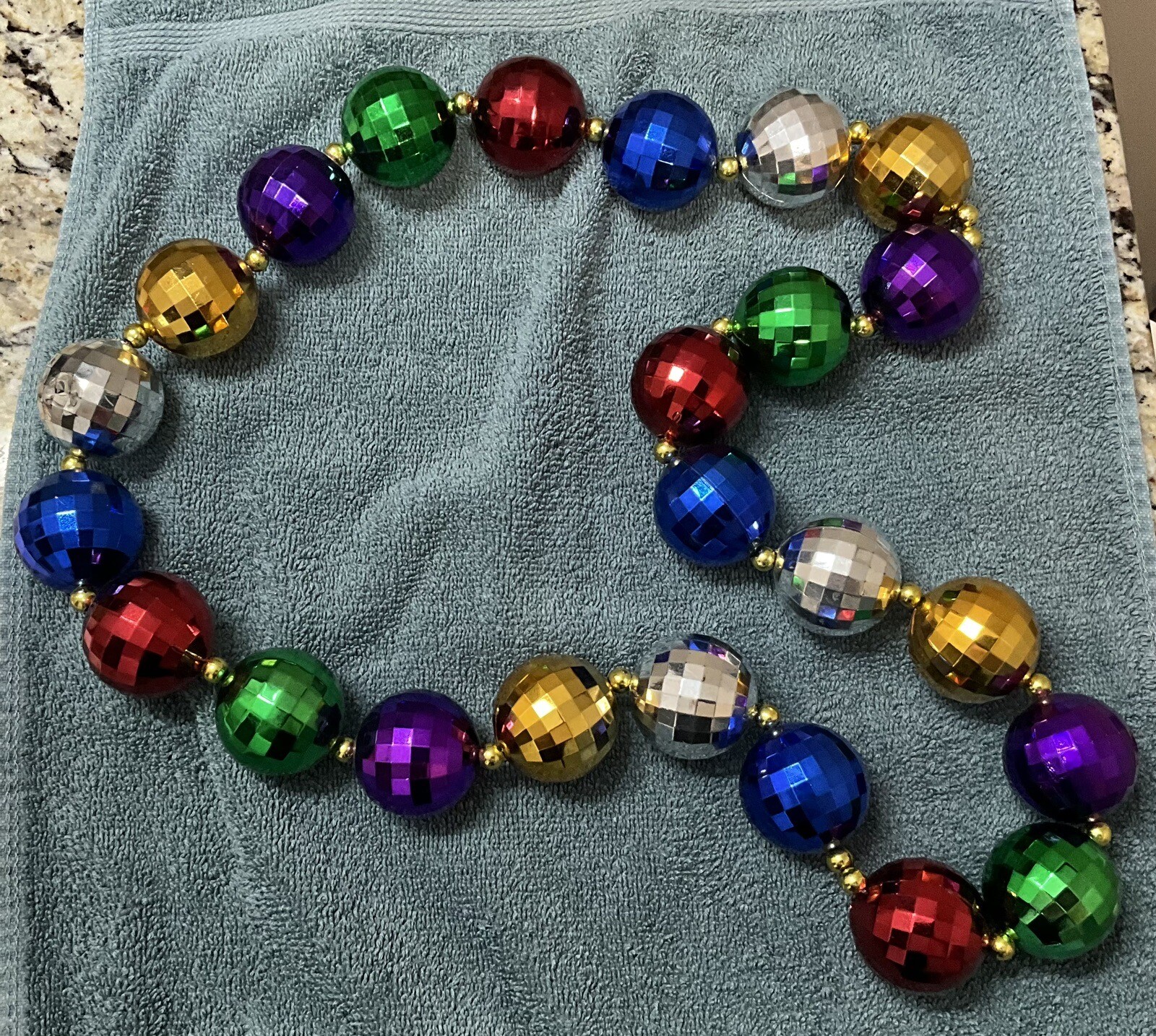 Vintage Mardi Gras Beads Necklaces. Lot Of 5 eBay
