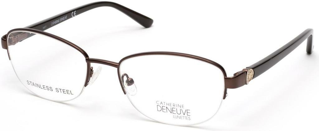 Металлическая оправа для очков Catherine Deneuve Lunettes CD0417 Коричневый 049 53-18-135 RX