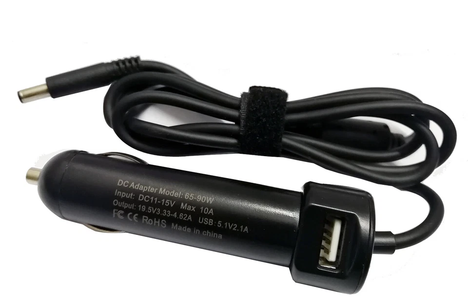 AUTO Laptop DC Car Charger Adapter For Dell Inspiron 15 3511 65W Power Supply - Image 2 of 4
