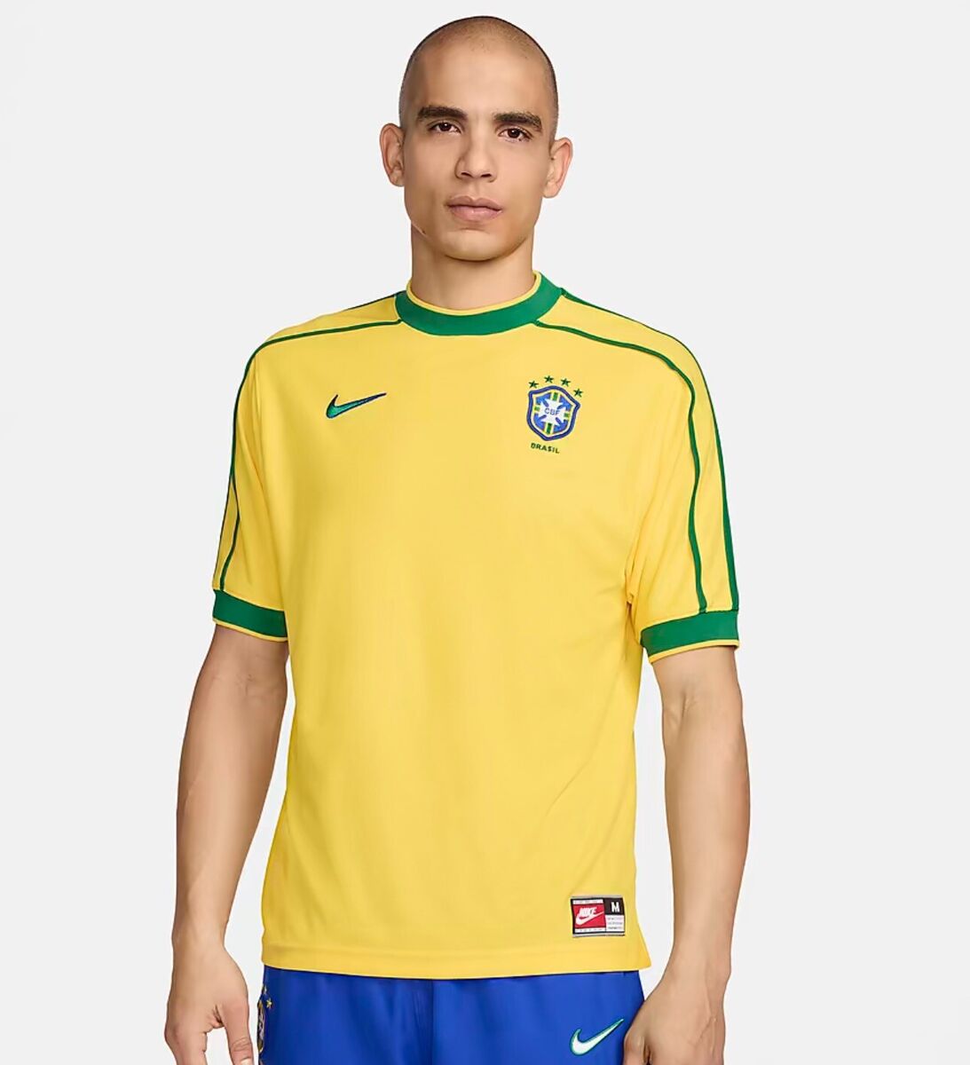 Nike Brazil 1998 Reissue - Authentic Soccer Replica Jersey Nike Brazil 1998 Reissue - Authentic Soccer Replica Jersey