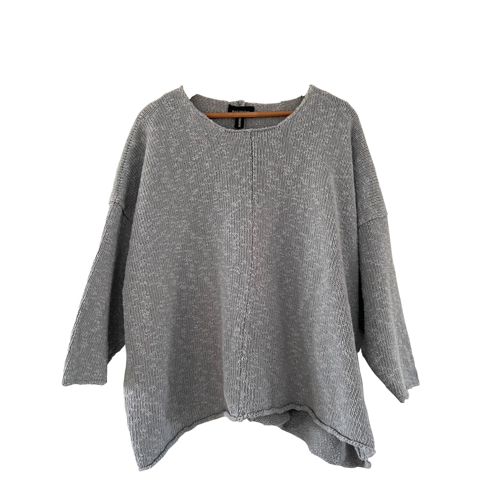 Suéteres de algodón eskandar para mujer