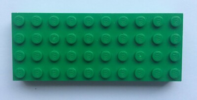 LEGO 6212 Green Brick Green Brick 4x10 x1