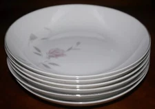 TWO(2) SOUP CEREAL COUPE BOWLS MIKASA JYOTO 8296 JAPAN ROSINA 7 3/4”D