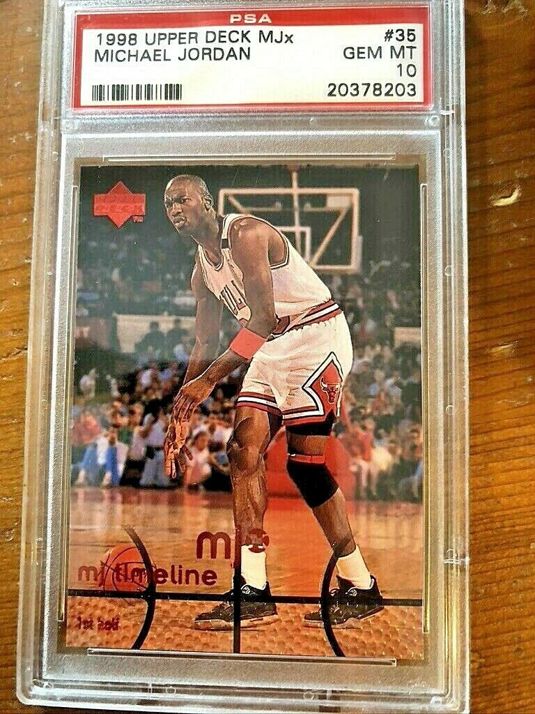 1998 Upper Deck MJx #35 Michael Jordan PSA 10 GEM MINT Pop 10 | eBay