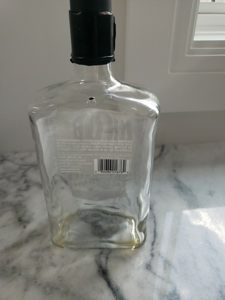 KNOB CREEK Liquor Bottle 750ml Collectible Crafts Empty Bourbon