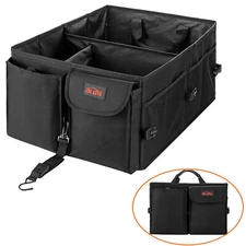 Trunk Cargo Organizer Foldable Storage Collapsible Box Bag Bin for Car Truck SUV