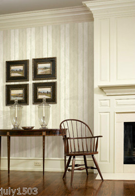 (1) NEW Roll NextWall TRA11507 Wallpaper Stripe Flower prepasted next wall 