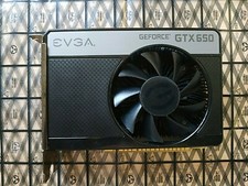 EVGA GEFORCE GTX 650 1GB DDR5 GRAPHICS CARD P/N:01G-P4-2650-KR PCI EXP X16 SLOT