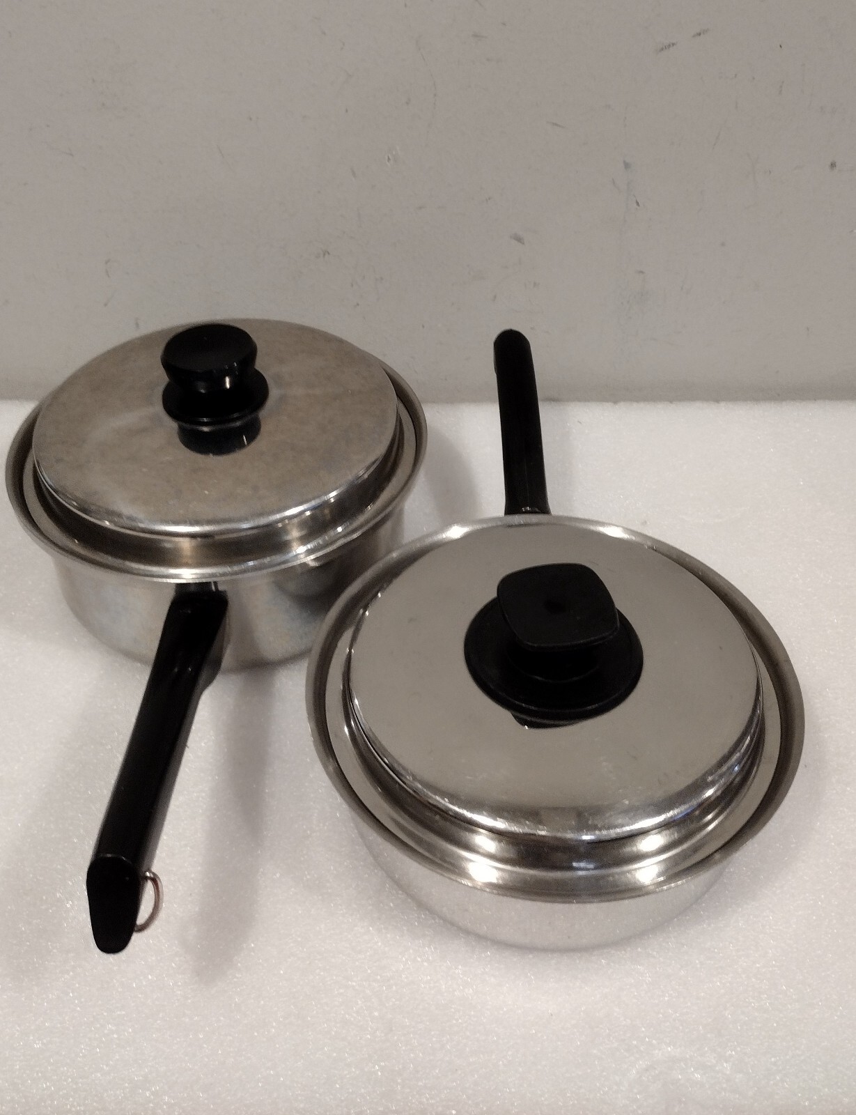 Lot Of 14 Stainless Steel Cooking Pans Lustre Craft, Vita, Emdeko