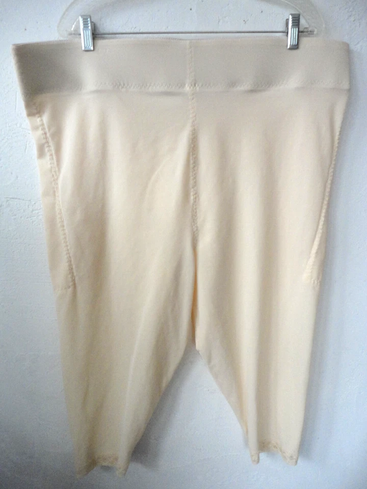 Faja Crown-Ette Marfil Pierna Larga Vintage Talla Grande 50 10X Estilo 812 Sin Usar Nueva Sin Etiquetas Foto 3 de 4