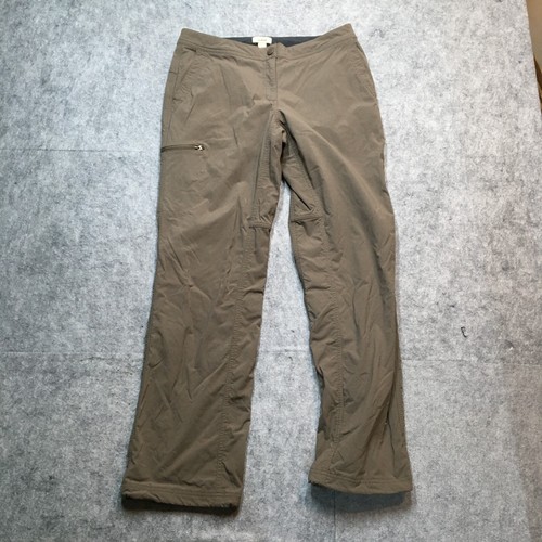 LL Bean Fleece Lined Pants Womens 8 