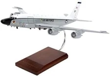 RAF Boeing RC-135 Rivet Joint With CFM Engines Desk Top Model 1/100 SC Airplane