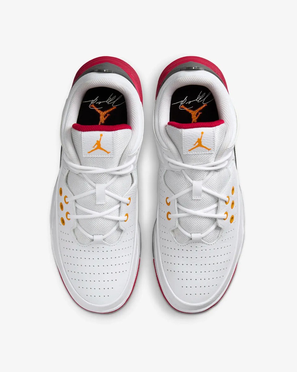 Nike Air Jordan Max Aura 5 White Cardinal Red Orange DZ4353  display picture 1