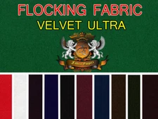 Velvet Ultra Flocking Solid Gaming Upholstery Fabric 58" Wide/ Sold By The yard 