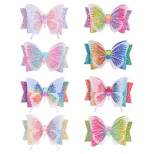 Shining Children Bow Hair Accessories Duckbill Hairpins Girls Hair Clip