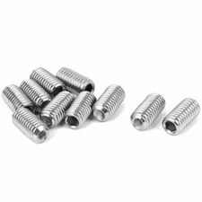 10 Pcs M3 x 8mm Set Screw Grub Screw Hex Socket - 3mm x 8mm x 0.5mm Pitch - SS