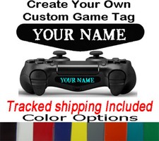PSN ID Username PS4 Controller Custom LightBar Sticker Decal - TRACKING INCLUDED