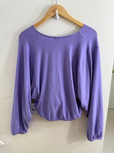 Beyond Yoga Women's Wrapped Up Pullover Sweater Soft Stretchy Lilac Size S - Picture 11 of 17