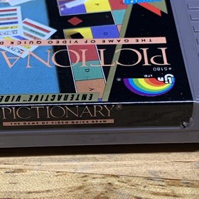 Pictionary Quick Draw Game NES Nintendo Entertainment System Works Cart Sleeve