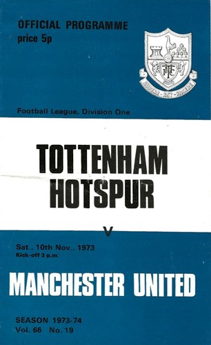 TOTTENHAM HOTSPUR HOME PROGRAMME 1973-74 ~ SIE WÄHLEN GUTEN ZUSTAND KOSTENLOSER VERSAND - Bild 7 von 17