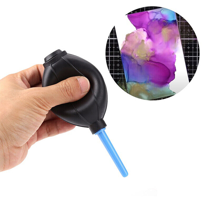 Alcohol Ink Air Blower for Manipulating Alcohol Ink Movement Han
