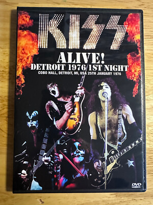 KISS - Live in Detroit Cobohall 1976 Nite 1 remastered DVD Gene