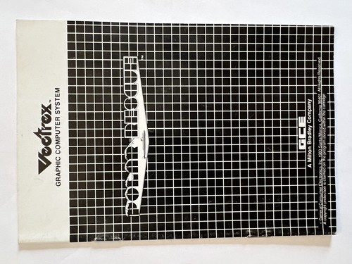GCE 1983 Vectrex Polar Rescue Cartridge, Manual with Color Overlay! Very Rare! - Picture 9 of 10