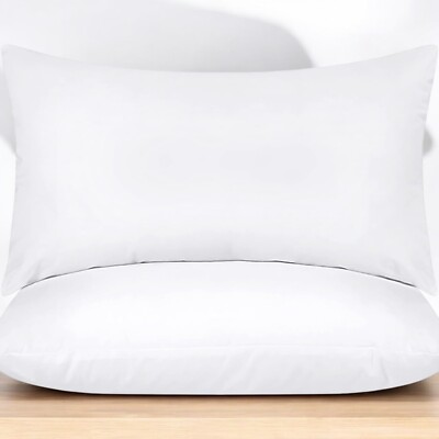Utopia Bedding Dekokissen 18x18 Zoll – 2er-Pack, Weiß, Abnehmbarer Bezug, Für Sofa & Bett